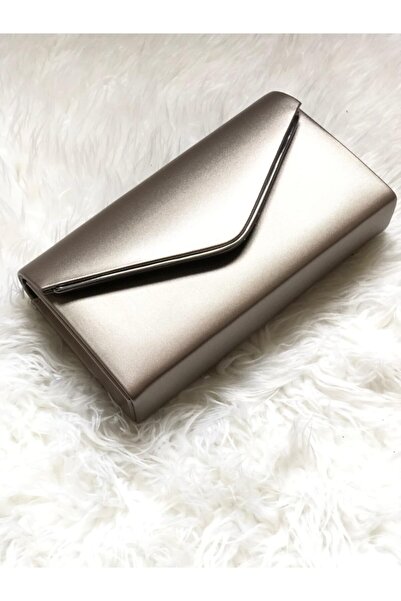 Armise gold Kadın Portföy Platin Rengi Çanta