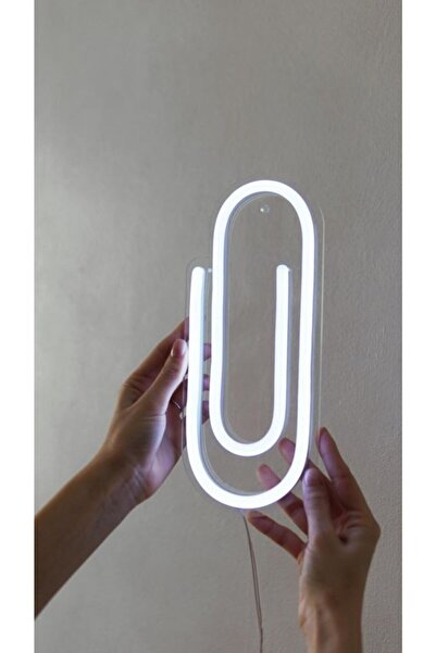 Red Proje Neon Led Aydınlatma Attach Gece Lambası Parti Süsü Işıklı Duvar Dekor