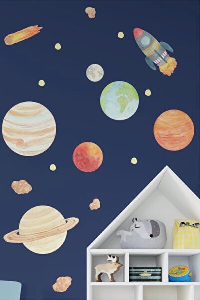 WALLHUMAN Uzay Keşfi Duvar Stickerı