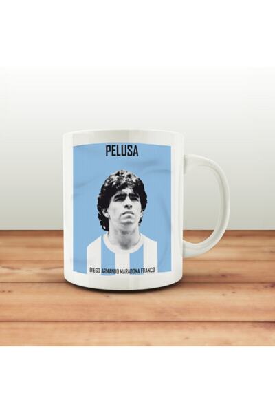 TakeTshirt كأس مارادونا الزجاجي