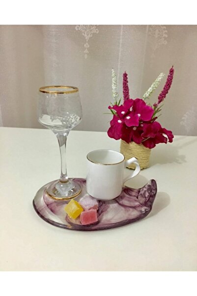 Tavcam Coffee Presentation Plate - Purple