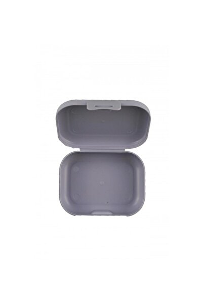epazzar Sabun Saklama Kutusu Katı Sabun Seyahat Kabı 2 Adet Gri