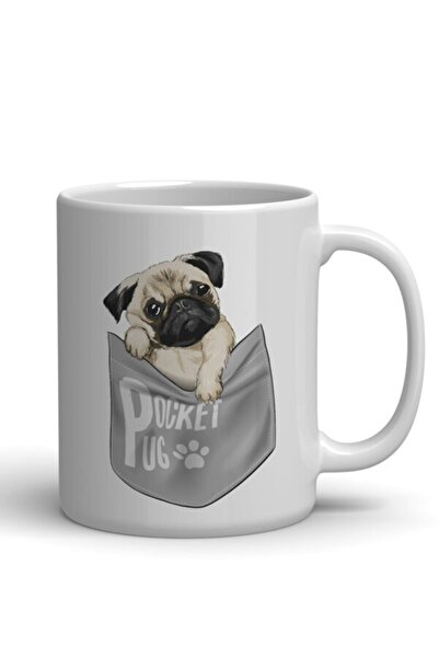 kupalar Pug Dog Printed Mug