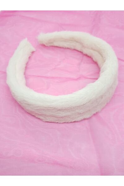 Melkady Aksesuar Melkady 178d - Coroană de pluș din blană artificială, bentiță