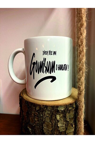öztürk grup Gomişim O Havalara White Black Sea Mug