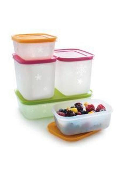 Tupperware Alaska I Deep Freezer Storage Container Set of 5