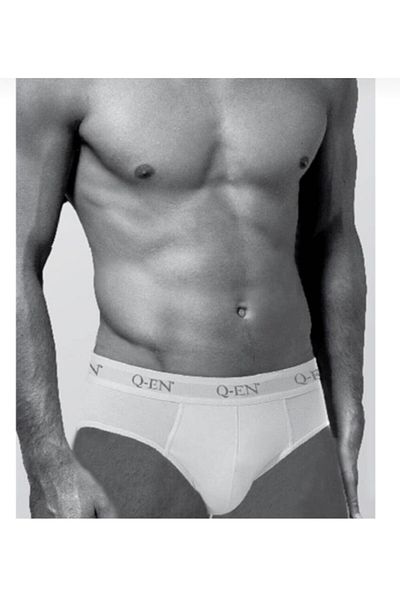 Quen Men's Q-en 510 White Bamboo Slip Panties