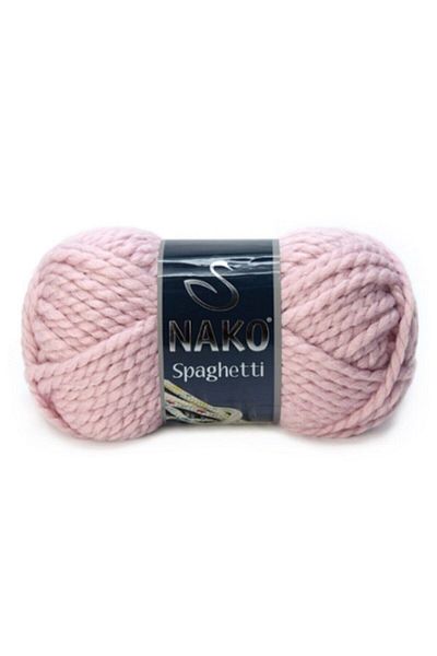 NAKO ( 5 Pieces ) Spaghetti 10639 Powder Hand Knitting Threads Vest Cardigan Thread Scarf Sweater Beanie Thread