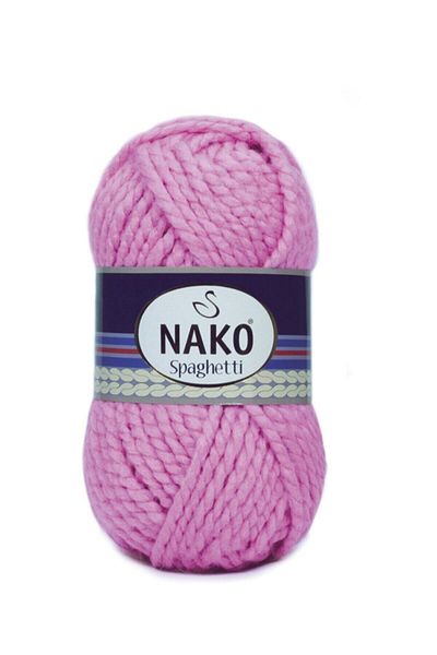 NAKO Spaghetti 6750 Lilac Vest - Cardigan - Scarf Sweater - Beanie Yarn 5 Pieces