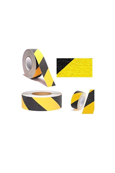 Genel Markalar sarı siyah Merdiven Ve Zemin Kaydırmaz  Bant  genişlik 5 cm -5...