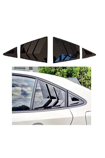 OLED GARAJ Toyota Corolla İçin Uyumlu 2019 Kelebek Cam Kaplama Piano Black