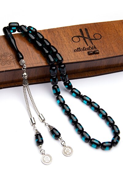 OTTOTESBİH Подаръчна кутия за мъже 7x11 мм Воднозелени ароматни прахови кехли...