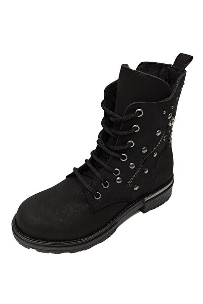 ALLEGRE Cizme Filet cu căptușeală caldă de iarnă pentru zăpadă neagră pentru ...