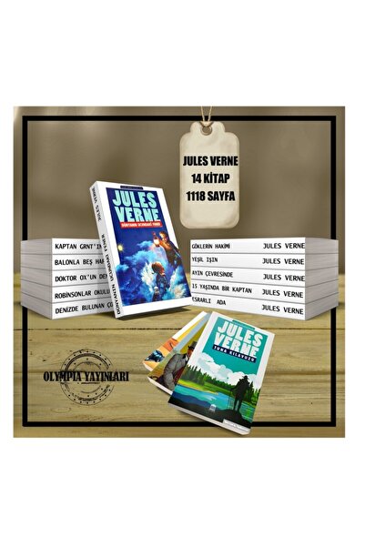 Olympia Yayınları Jules Verne - 14 Kitap