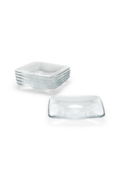 Paşabahçe 6'lı Kare Çay Bardağı Altlığı 54261