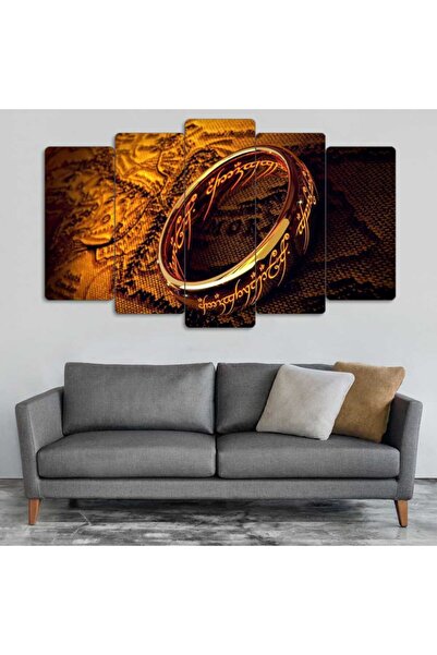 EVLOYA Yüzüklerin Efendisi - 5 Parçalı Tablo