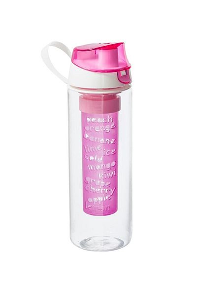 krommet Herevin 0.65 Lt Pink Detox Flask with Infuser-como