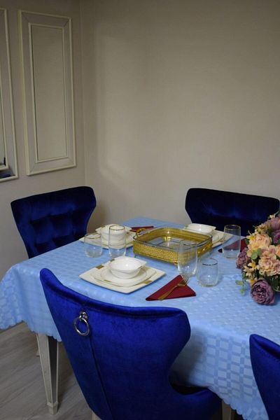 Sesev Örtü Față de masă brodata fără griji 150x150