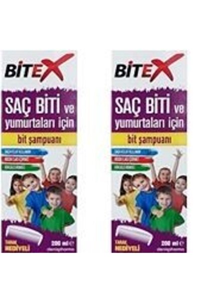 DenizPharma Bitex Bit Şampuanı 200 Ml   Bitex Bit Şampuanı 200 Ml 2 Adet