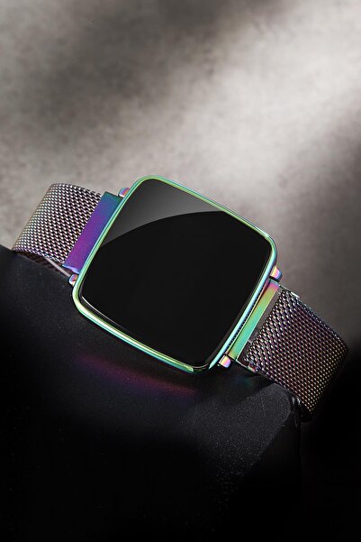 Newera Watch Unisex Siyah Hasır Kordon Dijital Kol Saati Uhd410059