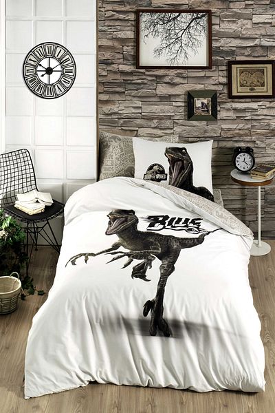 Hobby Jurassic World Blue Children's Duvet Cover Set