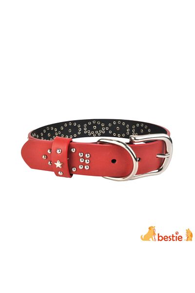 Bestie ميلانو طوق كلب جلدي كبير الحجم 55 سم