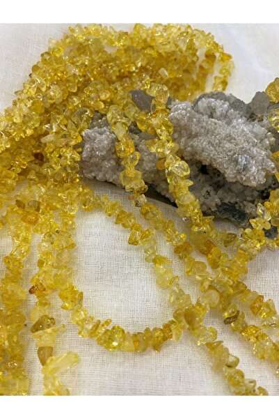 Hedef Bijuteri مجموعة سيترين من الحجر الطبيعي المكسور، مجموعة مكسورة من حجر ا...