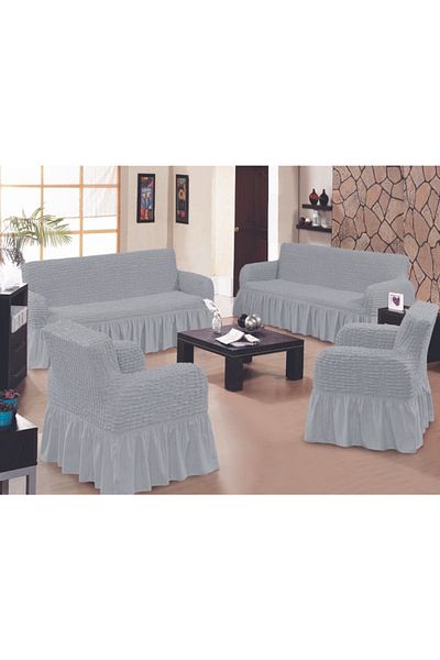 Güliz Collection Gray Bürümcük Sofa Cover