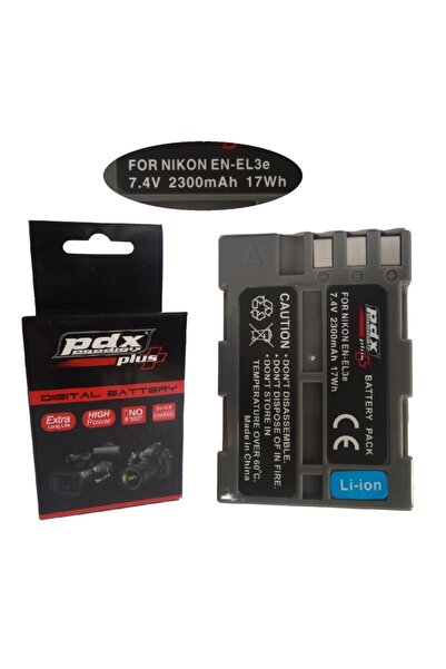 Battery for En-el3e Nikon D90 Dslr Camera