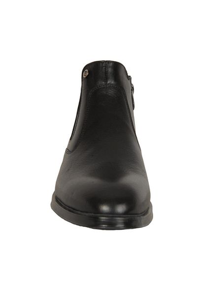 Pierre Cardin 1195865   Μαύρα 100% δερμάτινα ανδρικά παπούτσια βάρκας χωρίς κορδόνια