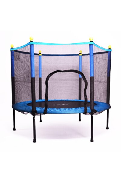 Leyaton Fileli Büyük Boy Trambolin 140 Cm Çap Mavi