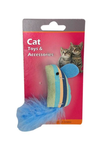 Eastland Furry Cat Toy with Nude