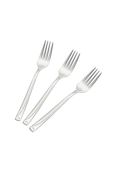 Nehir Fiesta Plain 12-Piece Dinner Fork Set