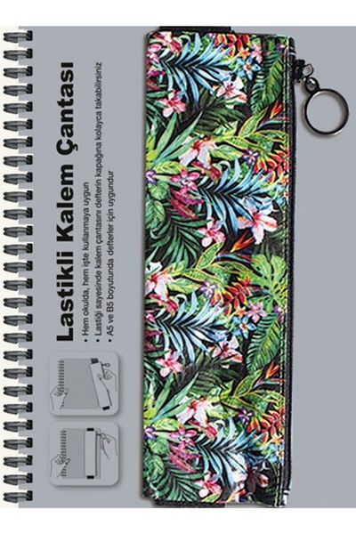 DEFFTER Tyvek Pencil Bag with Elastic / Paradise Green