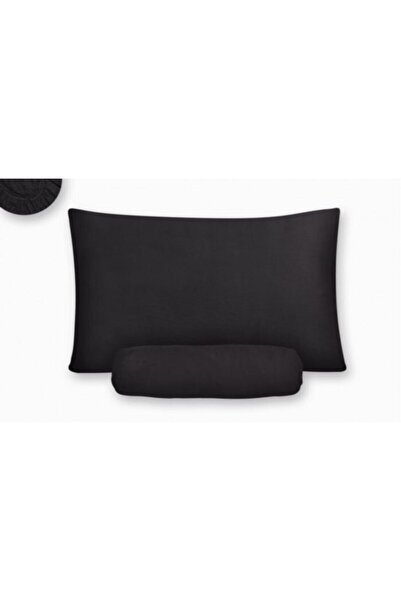 BONJARDİNHOME Black Fabric Single Fitted Sheet Set