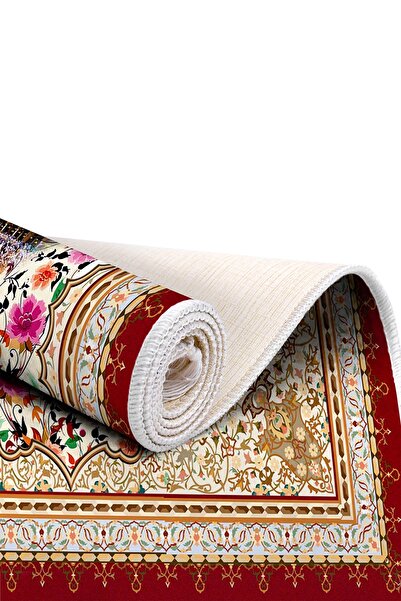 Alanur Home Dekoreko Silk Digital Prayer Rug 70x110 1021