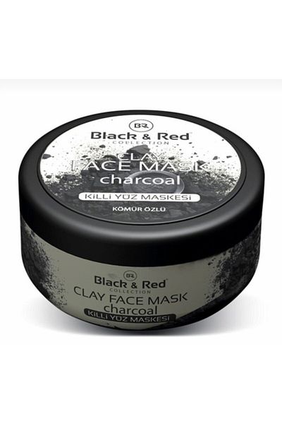 Black Red Black&red Charcoal Clay Mask