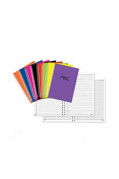 KESKİN COLOR Caiet A4 cu frunze spiralate Platinum - 120 tăieturi pătrate, capac din plastic 320452-99