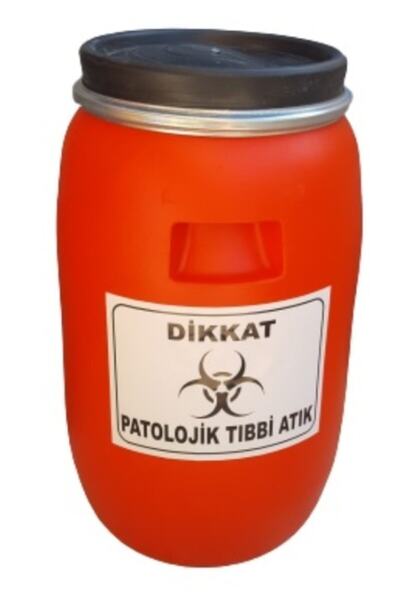 Genel Markalar Patolojik Atık Fıçısı Çember Kapaklı Fıçı 30 Lt