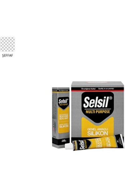 Selsil Genel Amaçlı Tüp Silikon 50 Ml Şeffaf