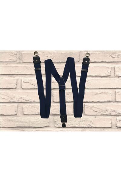 ZEKTON 100% δερμάτινο λουράκι παντελονιού σε μπλε ναυτικό χρώμα, unisex