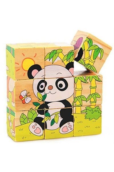Wooden Toys Wooden Cube - Puzzle Design