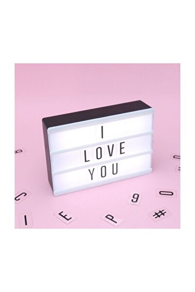 Genel Markalar Dekoratif Küçük Boy Magnetli Led Işıklı Pano A6 (lightbox) 10x15 cm