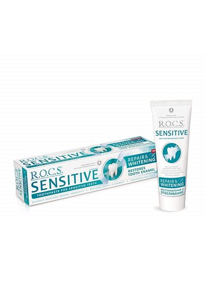 R.O.C.S. Sensitive Toothpaste Repair And Whitening 94g (rcs101)