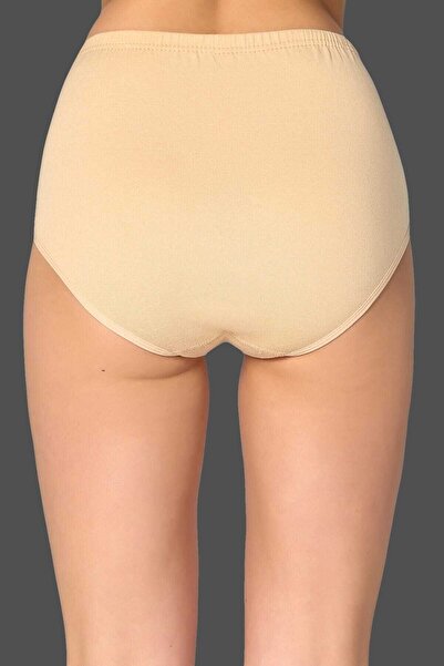 Tutku 6-Piece Women's Skin Cotton Ribbed Bato High Waist