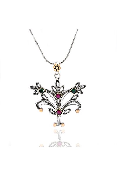 Doğan Silver Yaşam Ağacı Telkari Işçiliği Gümüş Kolye