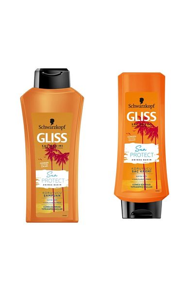 Gliss Sun Protect 500 ml Shampoo and 360 ml Care Cream Set