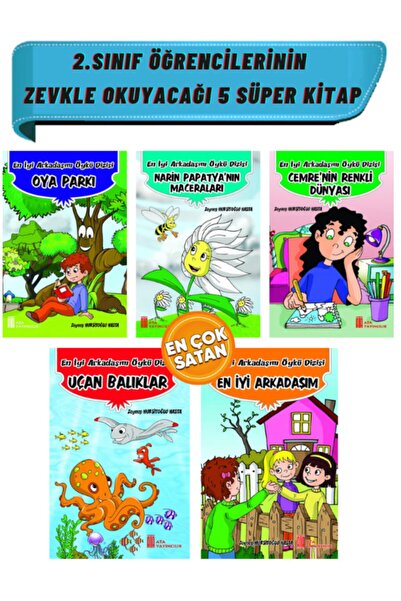 Ata Yayıncılık 2.sınıflar Için Kitap Okumayı Sevdiren 5'li Kitap Seti