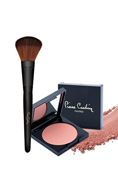 Pierre Cardin Porcelain Blush & Blush Brush - 2-Piece Makeup Set