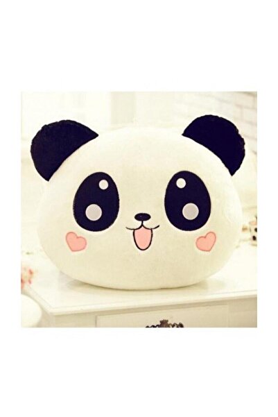 Genel Markalar Sevgiliye Dekoratif Kalp Yanaklı Sevimli Peluş Yavru Panda Yas...